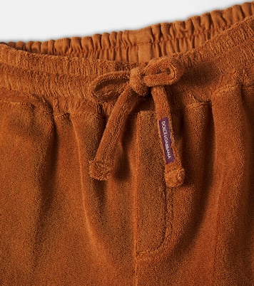 DG cotton terry shorts | Dolce&Gabbana Kids