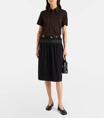 Tabi leather slingback flats | Maison Margiela