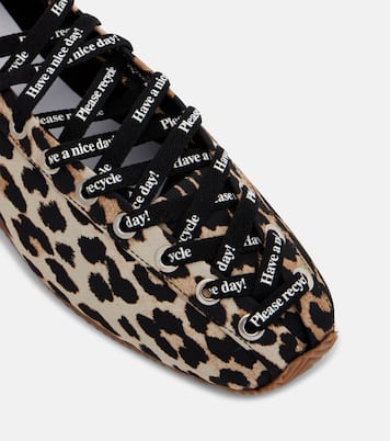 Leopard-print ballet flats | Ganni