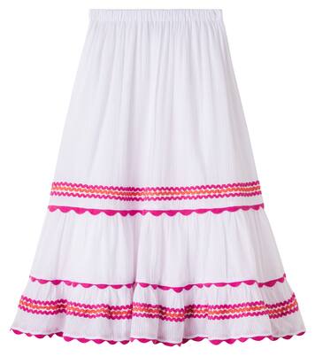 Crochet-trimmed cotton skirt  | Tartine et Chocolat