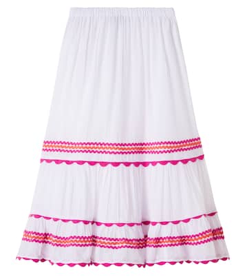 Crochet-trimmed cotton skirt  | Tartine et Chocolat