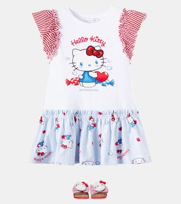 X Hello Kitty Kleid aus Jersey | Monnalisa