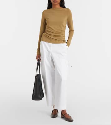 Lepre cotton wide-leg pants | Max Mara