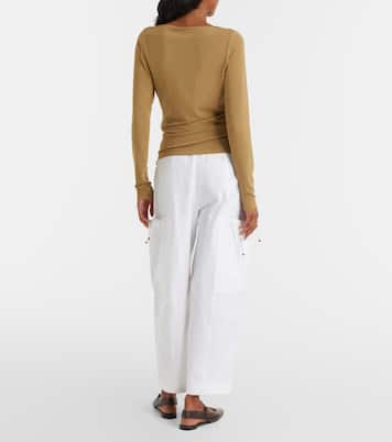 Lepre cotton wide-leg pants | Max Mara