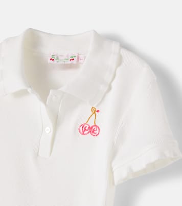 Polo Gina de algodón bordada | Bonpoint