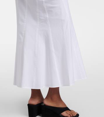 Ora cotton poplin midi skirt | Fforme
