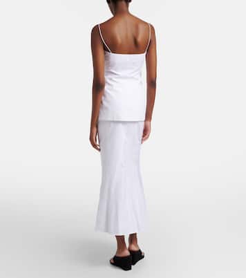 Ora cotton poplin midi skirt | Fforme