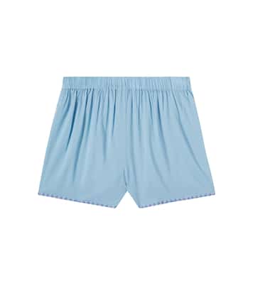 Maïwen embroidered cotton shorts | Louise Misha