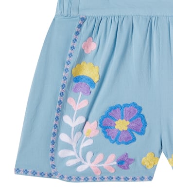 Maïwen embroidered cotton shorts | Louise Misha