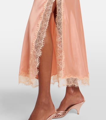 Bianca halterneck satin minidress | Poupette St Barth