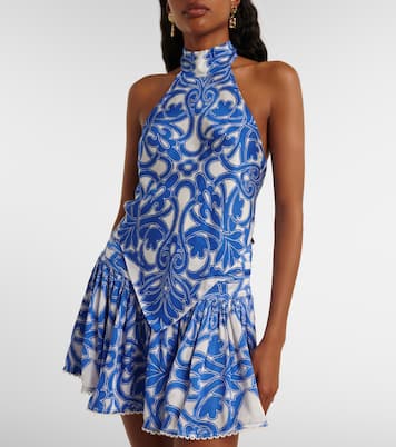 Guilia printed halterneck top | Poupette St Barth