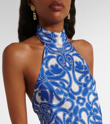 Guilia printed halterneck top | Poupette St Barth