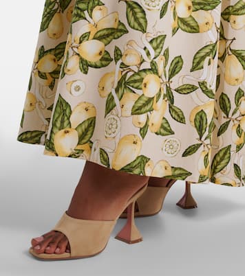 Lupita suede mules | Amina Muaddi