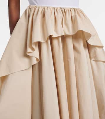 Paula's Ibiza cotton poplin midi dress | Loewe