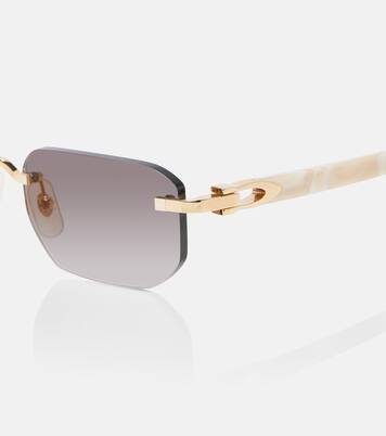 نظارات شمسية مستطيلة Signature C | Cartier Eyewear Collection