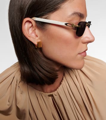 نظارات شمسية مستطيلة Signature C | Cartier Eyewear Collection