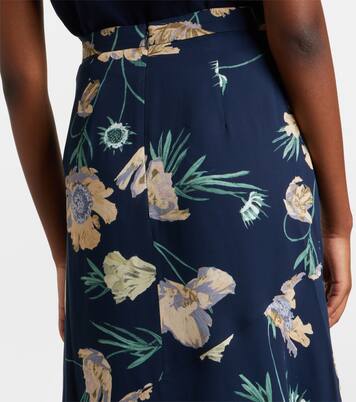 Falda midi floral | Erdem