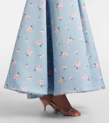 Nora floral bustier gown | Leo Lin