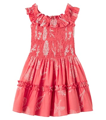 Amber printed cotton dress | Poupette St Barth Kids
