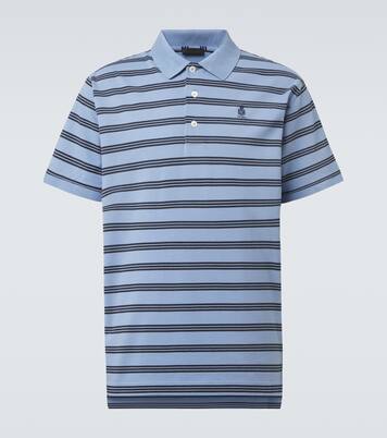 Striped cotton polo shirt | Prada
