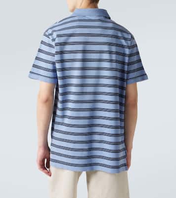 Striped cotton polo shirt | Prada