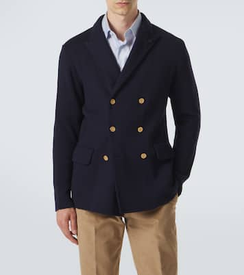 Blazer doppiopetto in lana vergine | Lardini