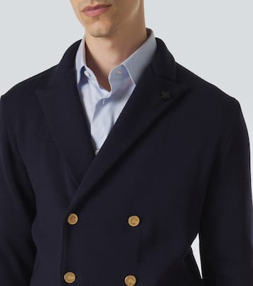 Blazer doppiopetto in lana vergine | Lardini