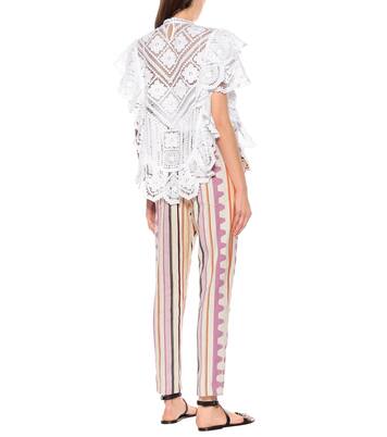 Top Zainos en coton crocheté | Isabel Marant