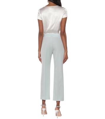 Pantalon droit en crêpe de coton | Stella McCartney
