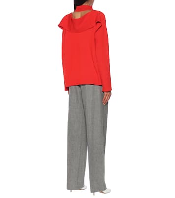 Wool mockneck sweater | Monse