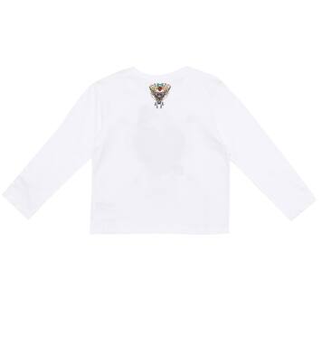 Embellished printed cotton top | Camilla Kids