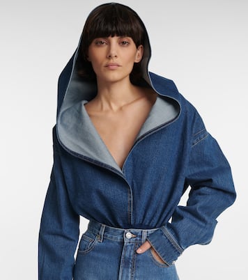 Denim bodysuit | Alaïa