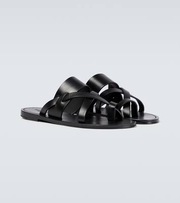 Sandalen Culver aus Leder | Saint Laurent