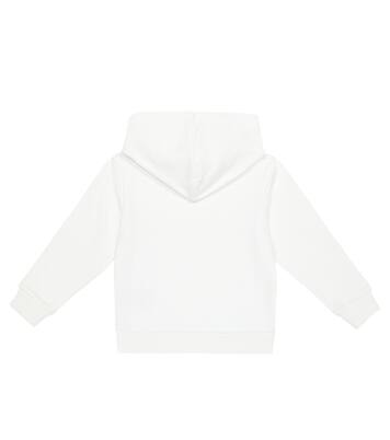 Sweat-shirt à capuche en coton à logo | Balmain Kids