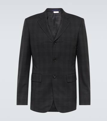 Blazer de lana a cuadros | Comme des Garçons Homme Deux