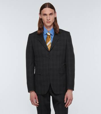 Blazer de lana a cuadros | Comme des Garçons Homme Deux