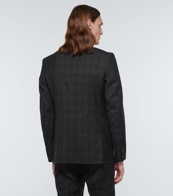 Blazer de lana a cuadros | Comme des Garçons Homme Deux