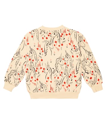 Printed cotton jersey sweater | Mini Rodini