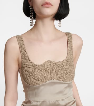 Minikleid Almeria aus einem Seidengemisch | The Mannei