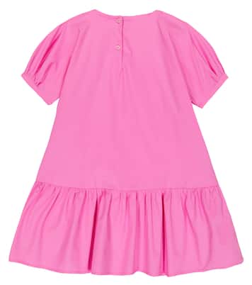 Flounced cotton-sateen minidress | Il Gufo