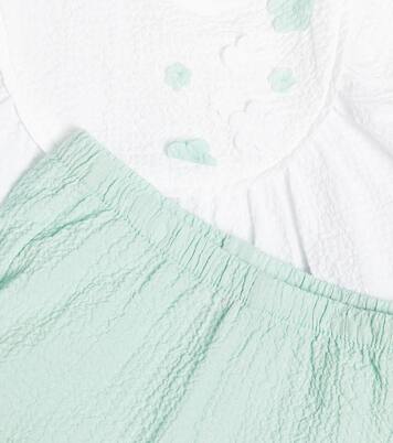 Baby cotton top and shorts set | Il Gufo