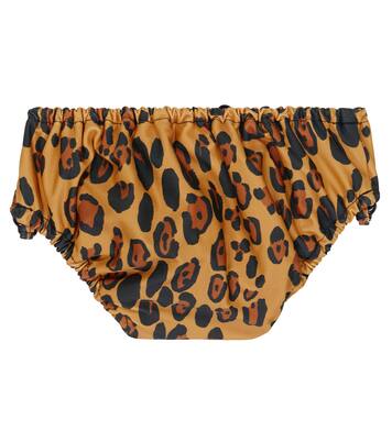 Leopard-print swim pants | Mini Rodini
