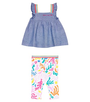 Baby cotton top and leggings set | Marc Jacobs Kids