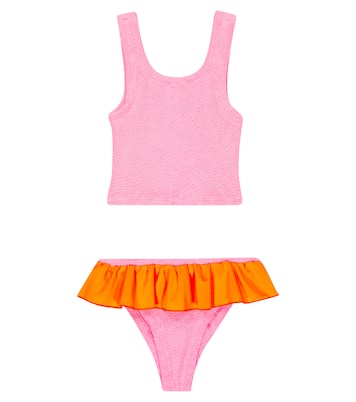 Olive ruffled bikini | Hunza G Kids