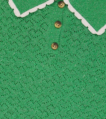 Saxy collared Lurex® sweater | Morley