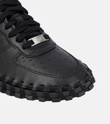 x Jacquemus J Force 1 metallic leather sneakers | Nike