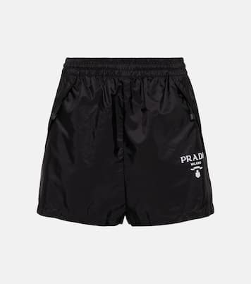 High-Rise Shorts aus Re-Nylon | Prada