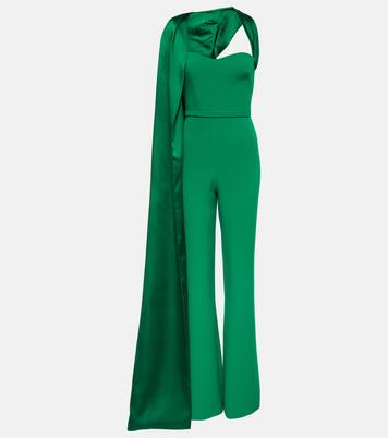 Lollian Marmont caped jumpsuit | Safiyaa