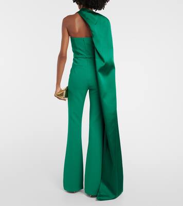 Lollian Marmont caped jumpsuit | Safiyaa