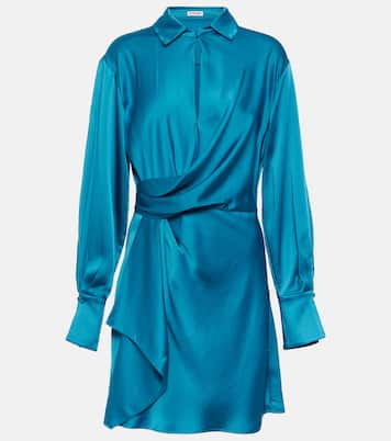 Robe portefeuille Talit en satin | Simkhai